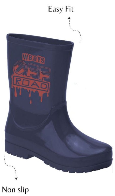 World Color Boy's Rain Boots