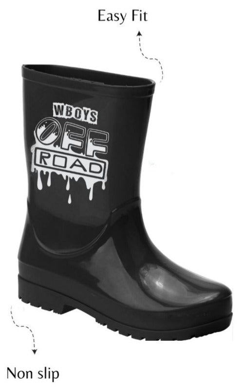 World Color Boy's Rain Boots