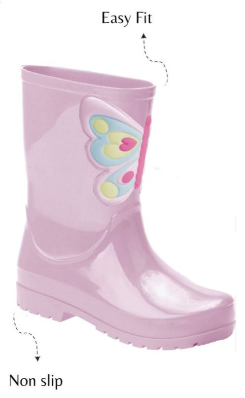 World Color Girl's Rain Boots