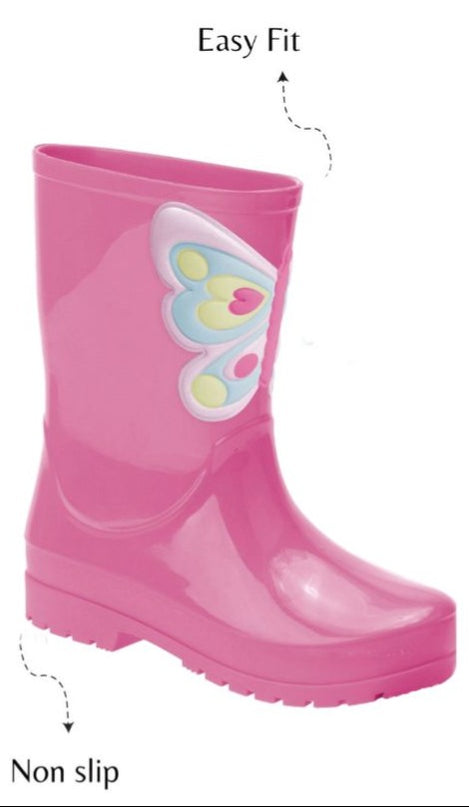 World Color Girl's Rain Boots