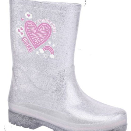 World Color Girl's Rain Boots
